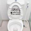 Toilet Stickers, Please Seat Yourself, Would Poop Here Again, Please