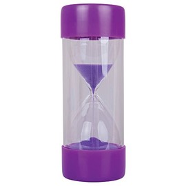 Bigjigs Toys 15 Minute Durable Ballotini Sand Timer Ideal for Home and Educational Purposes - Suitable for all ages