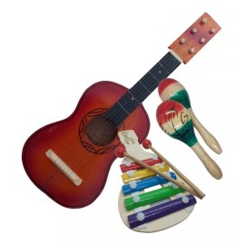 Singex Set 3 Juguetes Musicales Maraquitas Guitarra Xilofono