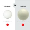 OUTOSS-Pallino for Bocce Ball Game,Boule Game,Jack for Petanque Game,Size-40mm(1.57In.),White-2 Packs