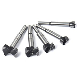 Malayas Forstner Wood Drilling 5 Pieces Drill Bit Set 15mm - 35mm Woodworking Hinge Boring Hole Saw Cutter Carbide Steel Tool