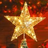 NEWKIBOU Adorno de Estrella para árbol de Navidad,Adorno para árbol