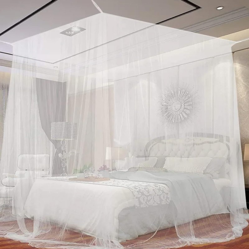 Mosquito Net Lager Bed Canopy for Single Double King Queen