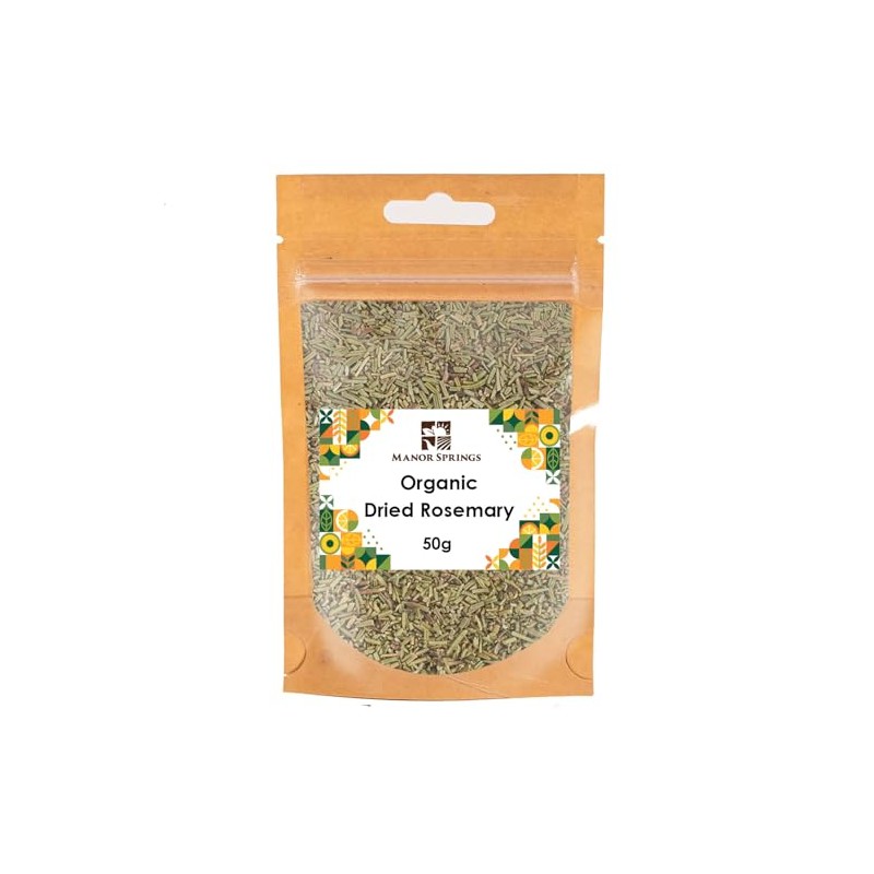 Organic Dried Rosemary 50g by Manor Springs Organic