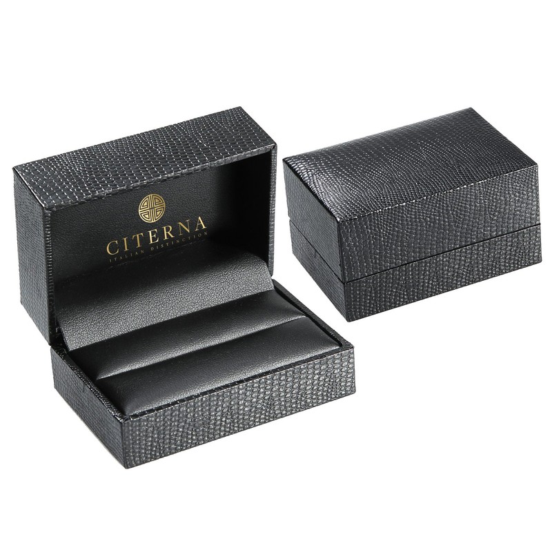 Citerna Ladies Hoop 9ct White Gold Earrings