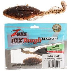 Z-Man KC35-352PK3 Kicker Crabz 3.5" Bloody Mary Sunday 3 Pack