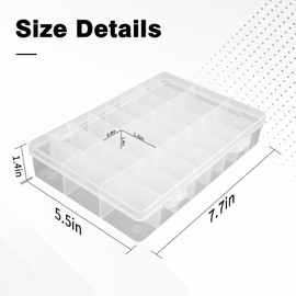 Bead Organizer Box Fishing Tackle Box Organizer Small Tackle Box Snack Container Coffre De Rangement Plastic Organizer Box Small Storage Containers Bead Storage Containers Craft Storage Organizer