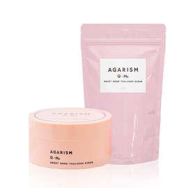 AGARISM Q+Me Sweet Bomb Thalassos Scrub, 6.3 oz (180 g) / Kyumie Sweet Bomb Thalassos Scrub & Soap, Body Scrub, Sweet Butt Project