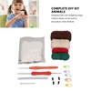 Hedgehogs Crochet Kit with Yarns Crochet Hook Stuffing DIY Learn