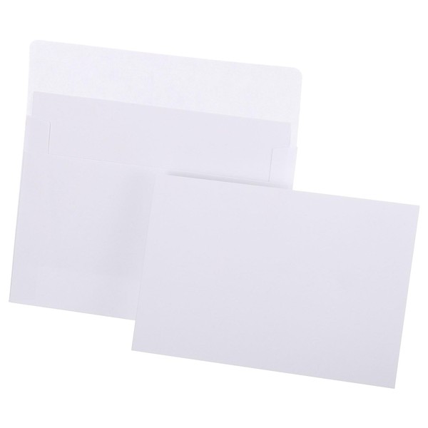 PATIKIL Blank Cards and Envelopes 4x6, 100 Set Blank Note
