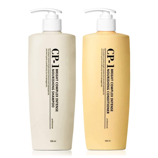 CP-1 Nourishing Shampoo + Conditioner 500ml SET Korean Beauty for Dry Damaged Hair with Keratin, Protein