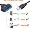 MIAOERJING SATA to USB 3.0 Cable, USB to SATA III