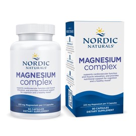 Nordic Naturals | Suplemento Alimenticio | Complejo de Magnesio | 90 Cápsulas | 100% Puro | Sin OMG