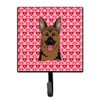 Caroline's Treasures German Shepherd Hearts Wall Hook, Small, Multicolor