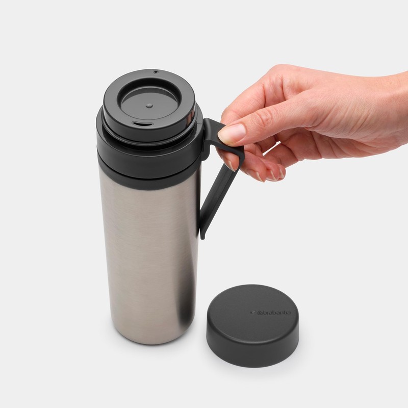 Brabantia - Make & Take Insulated Flask with Belt-Clip, Keeps