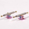 RACOFSB Fingerboard Trucks with Upgraded Urethane Bushings and Pivot Cup,34mm