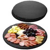 Navaris Slate Plates - Food Contact Safe Black Stone Plates