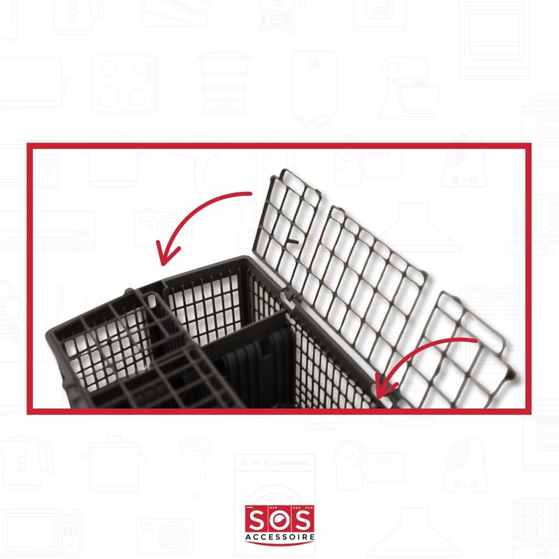 SOS Accessoire Besteckkorb 23 x 15 x 12/21 cm für