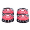 4Pcs Electric Guitar Knob Set Acrylic Volume Tone Control Guitar
