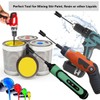 Getrays Resin Agitator Paddle, 4 Pieces Strong Mixing 1/4" Bit