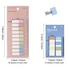 1320pcs Sticky Tabs, Color Writable Morandi Sticky Tabs, Repositionable Translucent