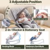 Electric Baby Rocker & Toddler Chair, 3-Speed Auto-Rock, Up to