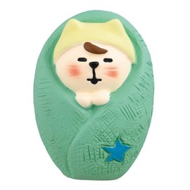 Deco Corporation ZCB-62161 Baby Cat Swaddle BOY Concombre Miniature Miscellaneous Goods Green