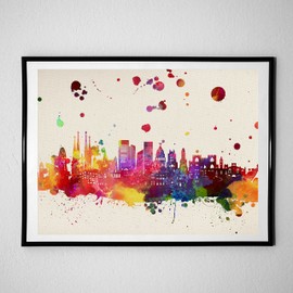 Nacnic Set two sheets MONUMENTS MONUMENTS OF SPAIN in the world. Pack design two posters. Framing sheets printed on paper of 250 grams