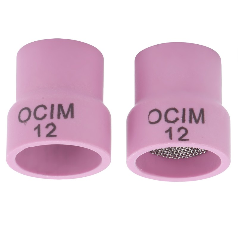 Ceramic Welding Cup Set Red 12# Replacement for Air Cooled