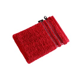 Vossen Cult de Luxe Waschhandschuh 22 x 16 cm Purpur