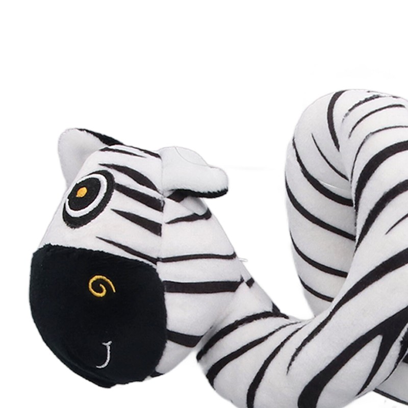 Baby Plush Animal Stroller Toys Black and White Spiral Activity