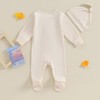 Ayalinggo Newborn Baby Girl Boy Clothes Infant Long Sleeve Soild