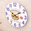 Akizuki Boeki HW20A111 Best HAMBURGER in Town, Antique MDF Wall
