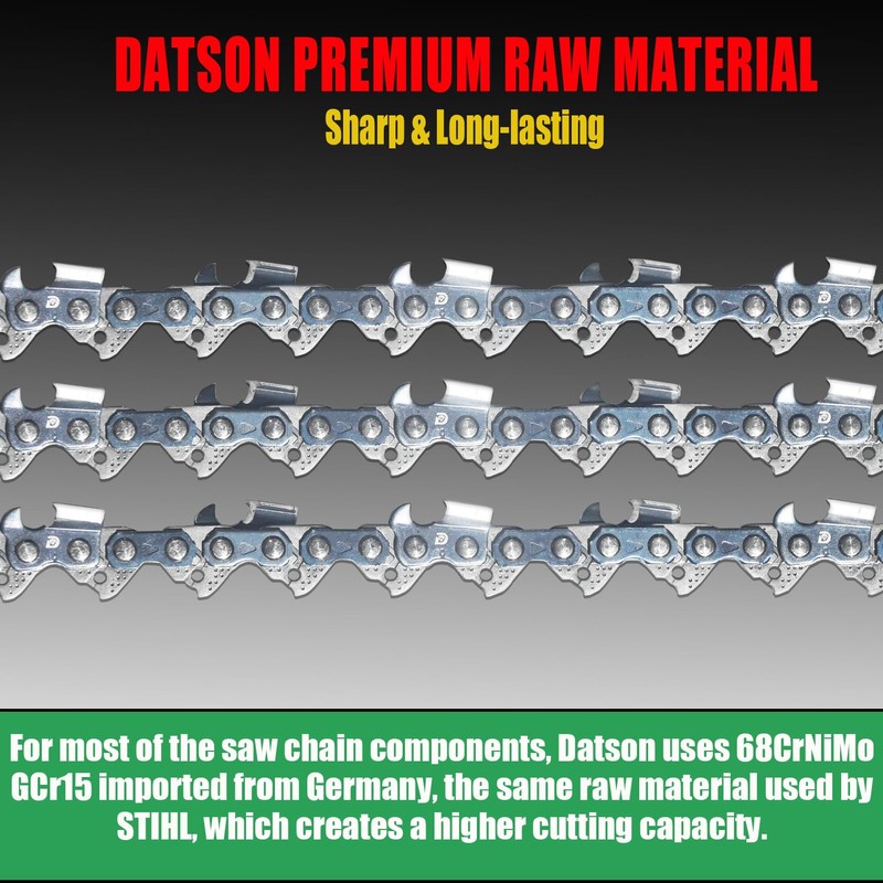 20 Inch Chainsaw Chain 3/8" Pitch .050" Gauge 72 Drive