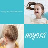 Small Rubber Bands for Hair Ties Elastics Mini Braids Ponytail
