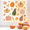 JarThenaAMCS 4 Sheet Fall Window Clings Boho Pumpkin Maple Leaf