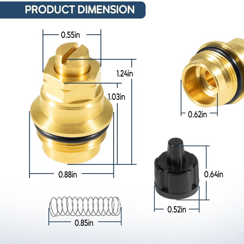 12318 Stop-Check Valve Kit Fits for Moen Legend, for Monticello