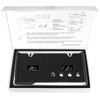 LFPartS Premium Slim Style Stainless Steel License Plate Frame (2-Hole,