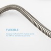 OFFO Shower Hose, 120 in Brushed Nickel Kink Free Stainless