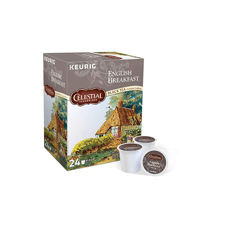 Celestial Seasonings® English Breakfast Tea Single-Serve K-Cups®, Box Of 24