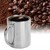Stainless Steel Double Walled Mugs Shatterproof Warm Cold Use Tea