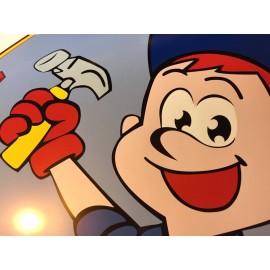 Fix It Felix Jr Arcade Side Art Pair
