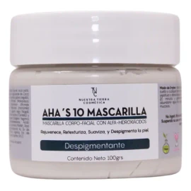 Mascarilla Facial Despigmentante y Anti Acné con AHAs 100gr Renueva y aclara tu piel mientras combates el acné