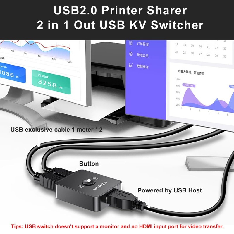 USB 2.0 Sharing Switch for Multiple Computers,USB 2.0 Switcher Sharing
