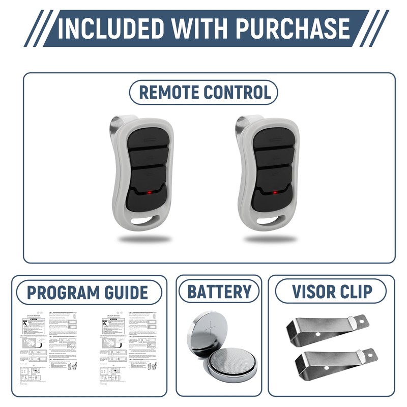 2 for Genie Garage Door Opener Remote, Compatible with All