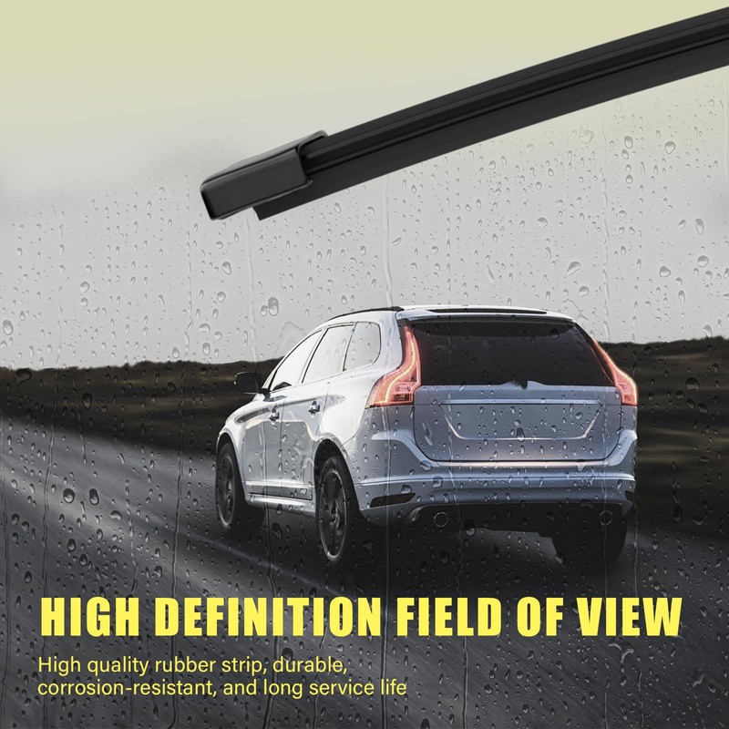 ANIKLUIM® 22"+20" Wiper Blades with 9" Rear Wiper Blade Set