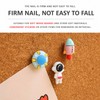 Cute Creative 5PCS Space Astronaut Push Pins, Cartoon Corkboard Pins