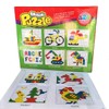 Itian 420 Stück Construction Spielzeug Puzzle Toy Box mit Kunststoff-Bricks