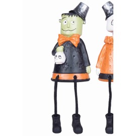 GALLERIE II Sitting Trick-Or-Treaters Figurines Assortment of 3 A/3 Orange