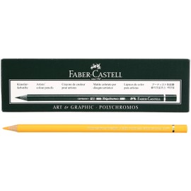 Faber Castel Polychromos Buntstifte, 109, Dunkelchromgelb, 6 Stück